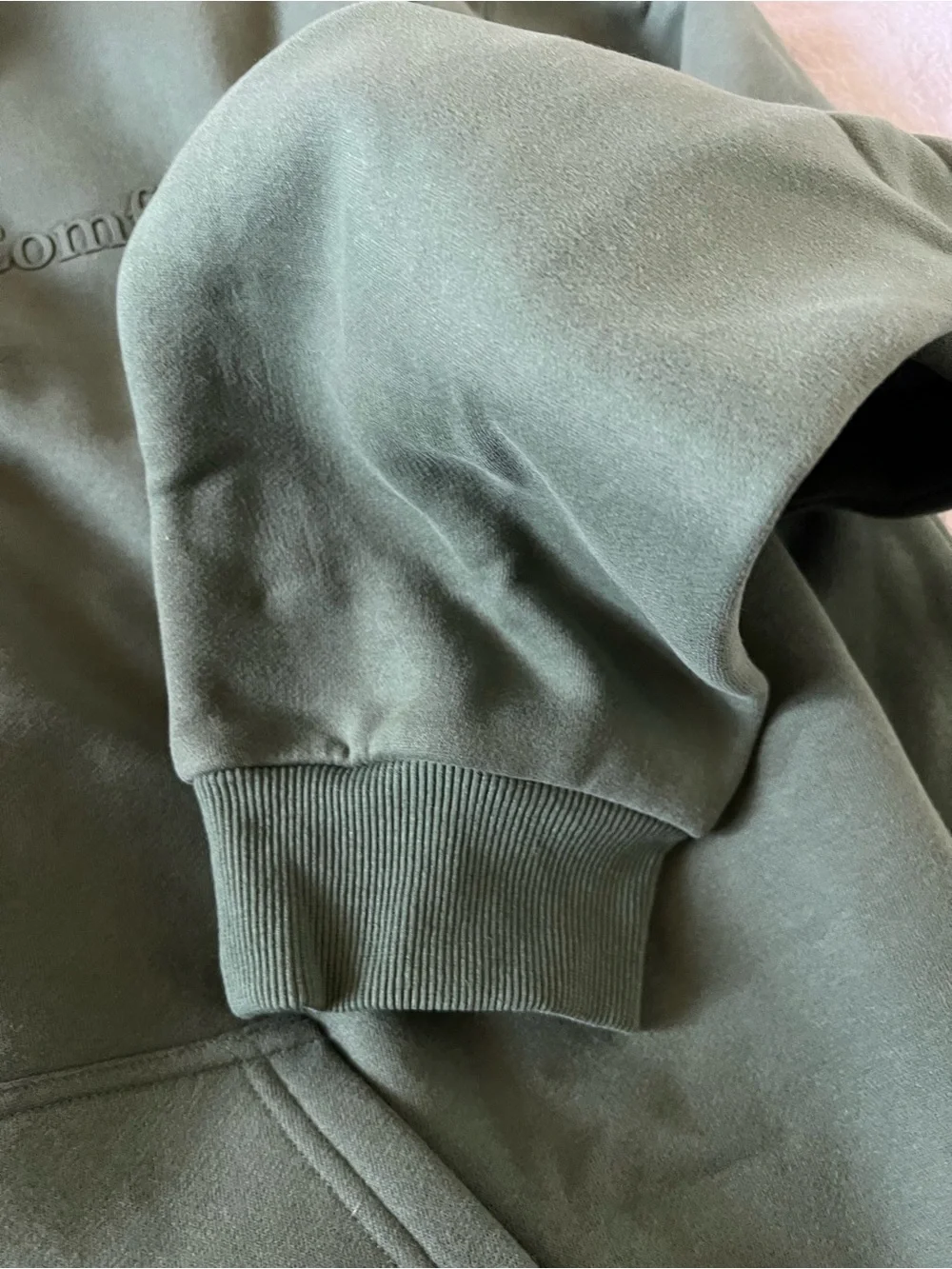 Comfort-Fit Olive Green Sweatpants & Hoodie Set